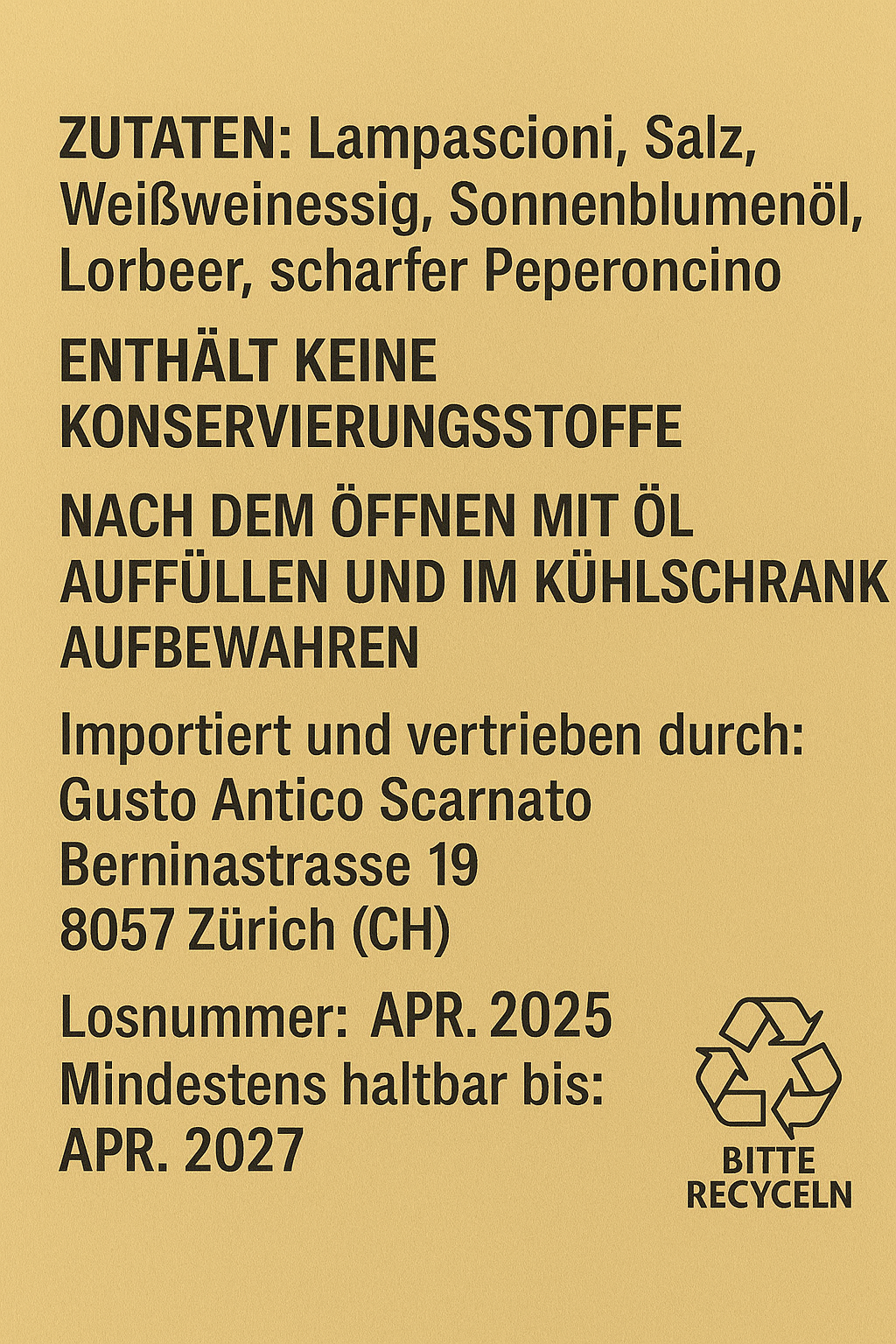 Lampascioni sott’olio (300g)