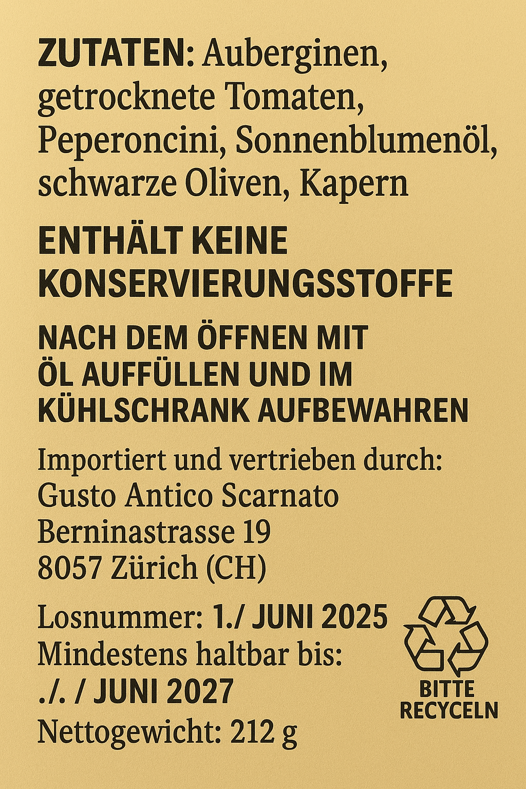 Bomba Cariatese (212g)